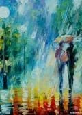 Rain falls in Yangzhou