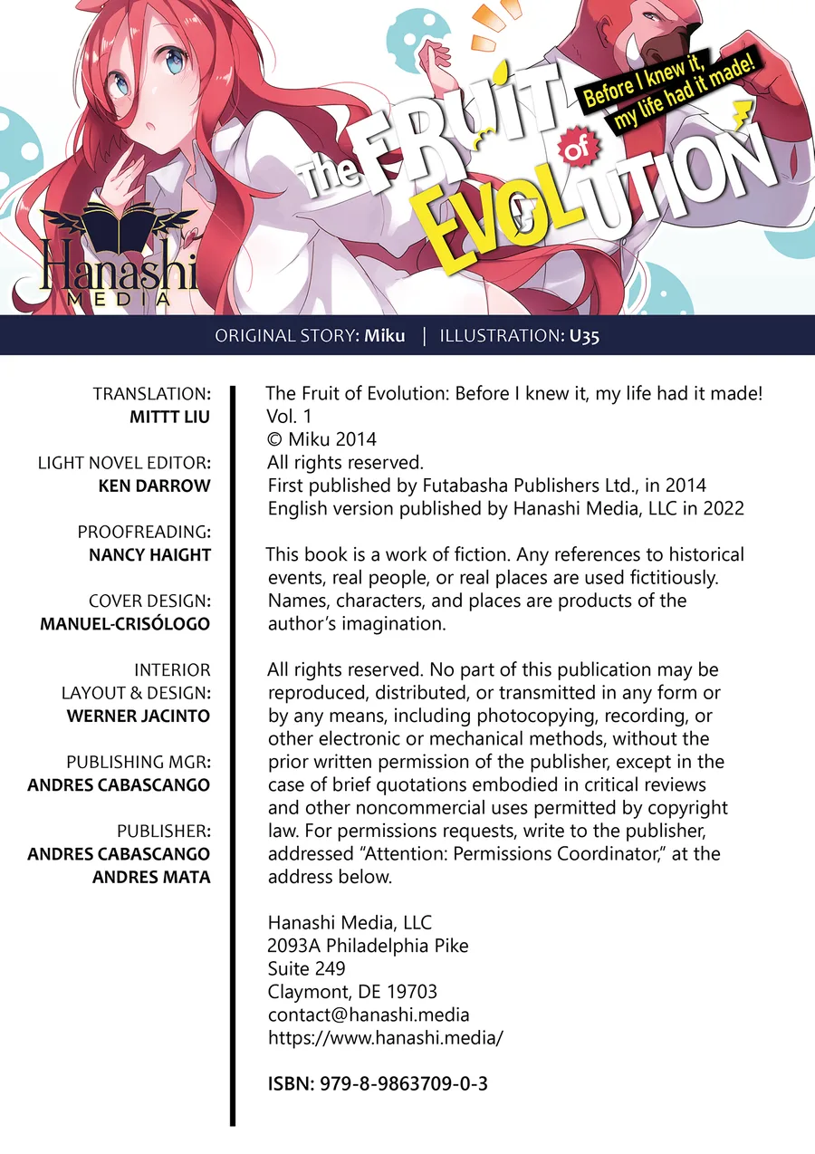 Hanashi credits