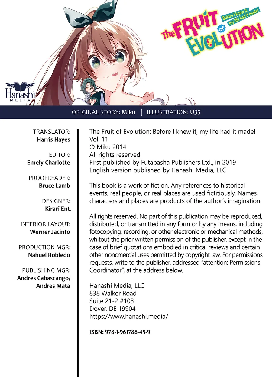 Hanashi credits