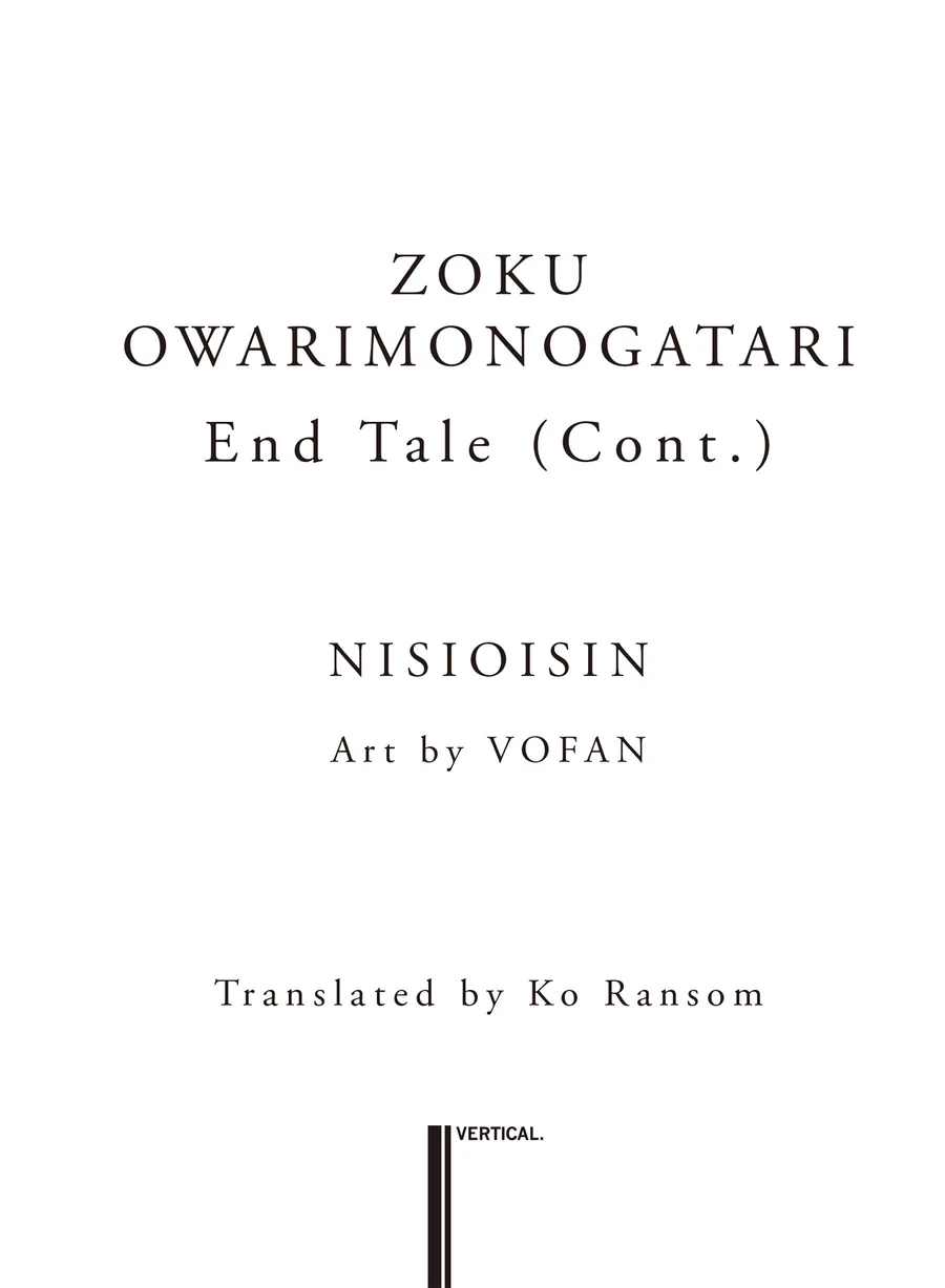 ZOKU OWARIMONOGATARI